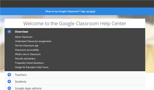 Classroom Help 